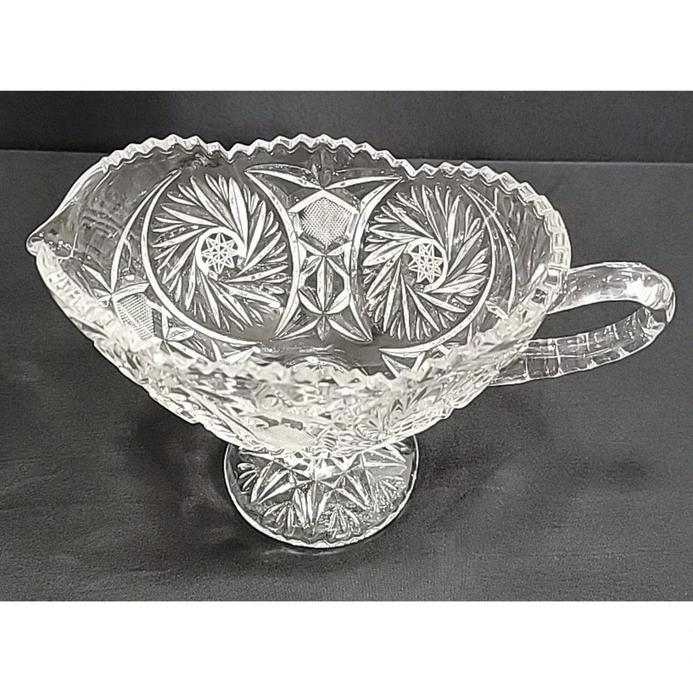 Vintage Imperial‎ Glass Gravy/Sauce Boat, 5.25